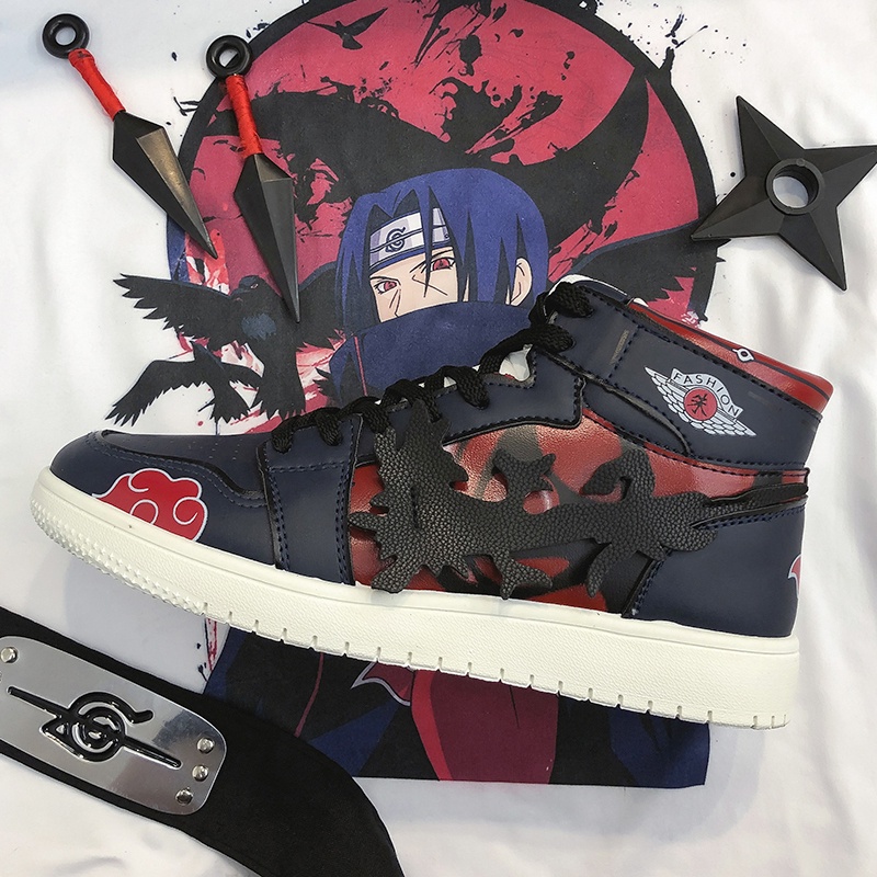 Giày Thể Thao Họa Tiết Anime Naruto Uchiha Itachi Mẫu 2022