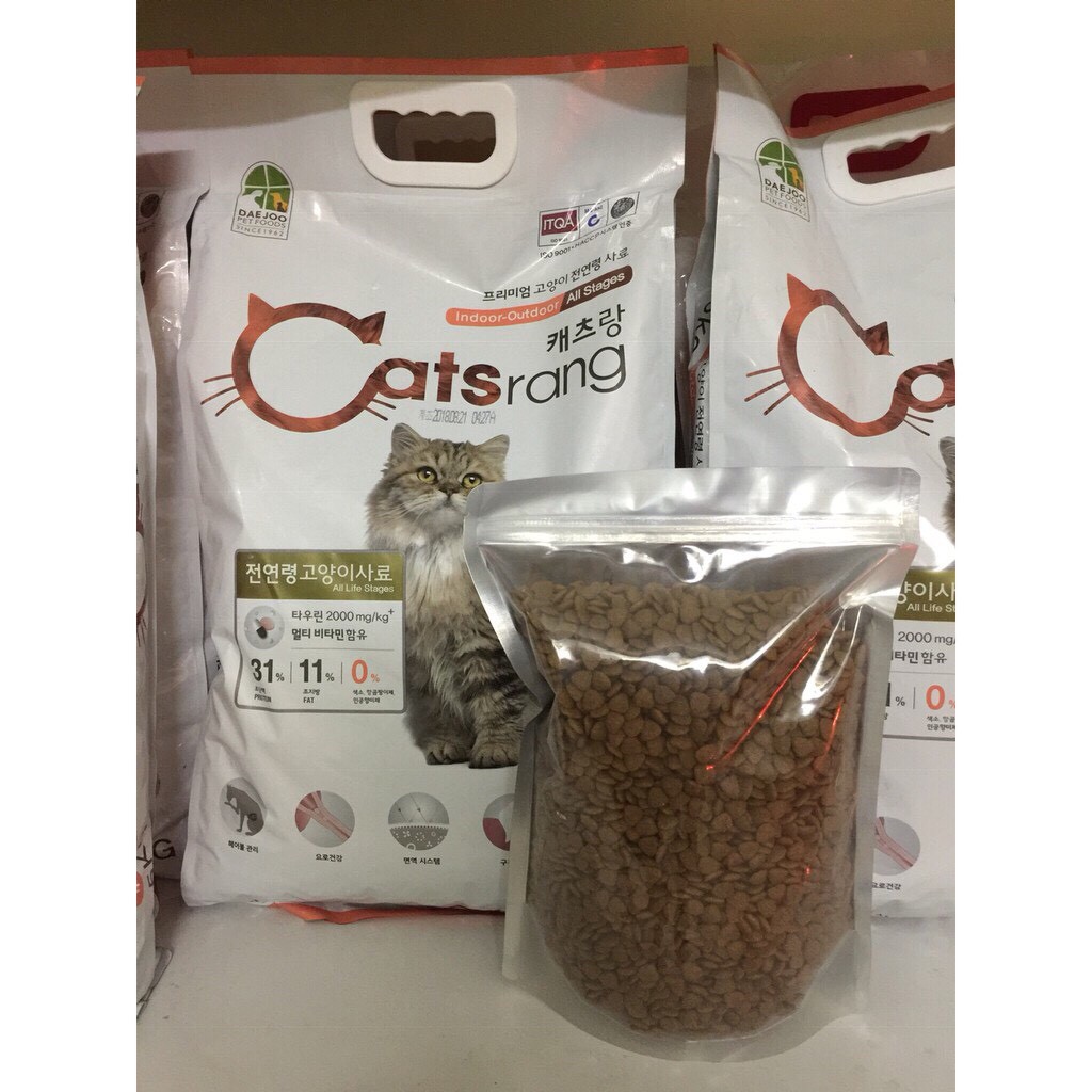 RẺ VÔ ĐỊCH!! DATE XA!!! THỨC ĂN MÈO CATSRANG NHẬP KHẨU HÀN QUỐC - BAO 5KG