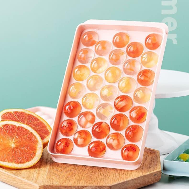 KHAY ĐÁ VIÊN TRÒN 33 VIÊN