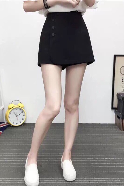 Quần giả váy chữ A phối cúc cho nữ | BigBuy360 - bigbuy360.vn