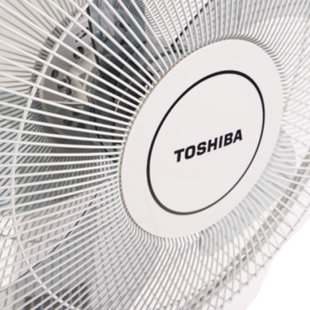 Quạt cây đứng 5 cánh 3 mức gió màu xám Toshiba F-LSA10(K)VN 50W - Hàng chính hãng