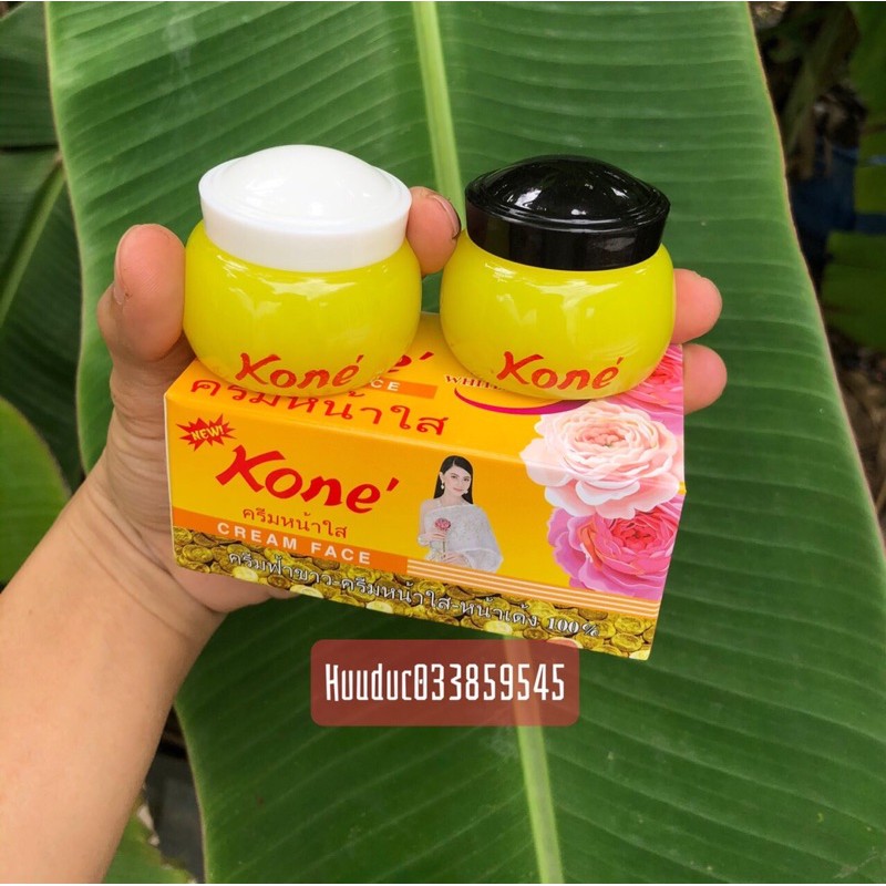 Bộ Kem Kone Cặp Mẫu Mới Vàng ( Gồm Ngày Và Đêm ) Chính Hãng Thái