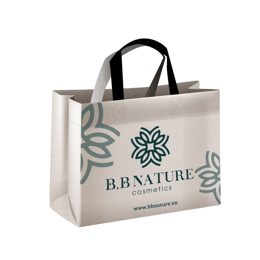 Túi vải tote B.B Nature cao cấp đeo vai đi học đi chơi