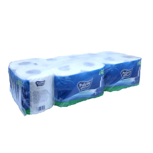 LỐC 10 CUỘN GIẤY VỆ SINH PULPPY