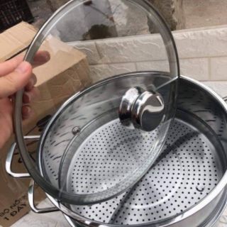 2 BỘ NỒI XỬNG HẤP SIZE 28CM HT-COOK