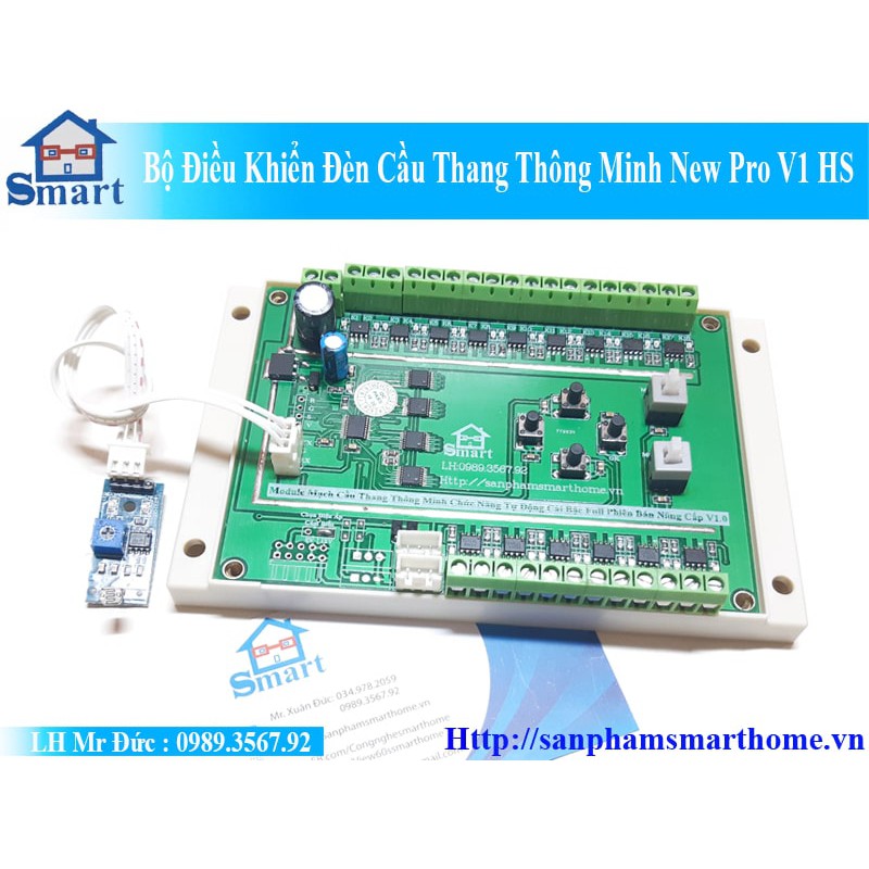 Mạch điều khiển led cầu thang thông minh