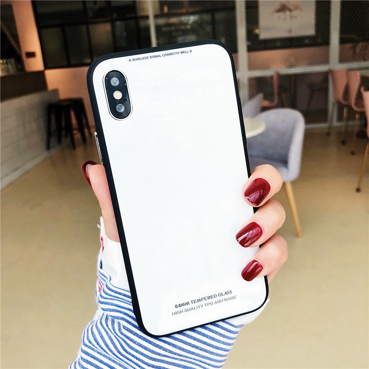 Ốp iphone Lưng Kính nhiều màu dành cho iphone 6 đến 12promax - k209