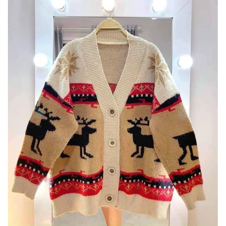 Khoác Len Thổ Cẩm Noel