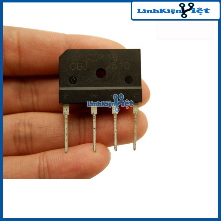 Diode Cầu 25A 2510 Dẹt Xịn