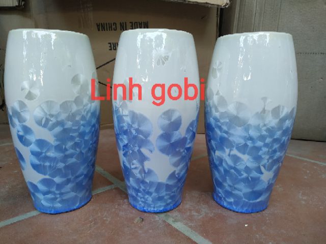 Lọ bom men đá 25cm 30cm #gốm_sứ_bát_tràng lọ hoa sứ men kết tinh