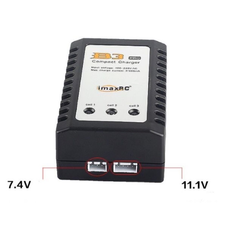 Sạc B3 cho dòng pin 7.4v và 11.1v sạc B3 RC