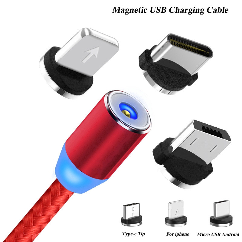 Cáp Sạc Nhanh Nam Châm Cổng Micro Usb Cho Android Iphone