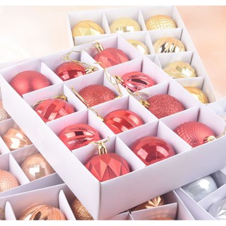 Set quả châu trang trí noel 6cm MẪU E2 (ấn mua ngay để chọn phân loại)