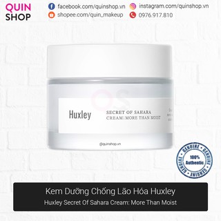 Kem Dưỡng Ẩm Ngăn Ngừa Lão Hóa Huxley Secret Of Sahara Cream: More Than Moist