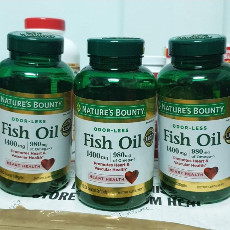 Viên uống dầu cá Nature Bounty Fish Oil 1400mg của Mỹ