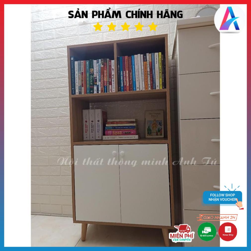Tủ sách, tủ gỗ đa năng, phù hợp nhiều không gian trong gia đình chất gỗ MDF dễ dàng lắp ráp