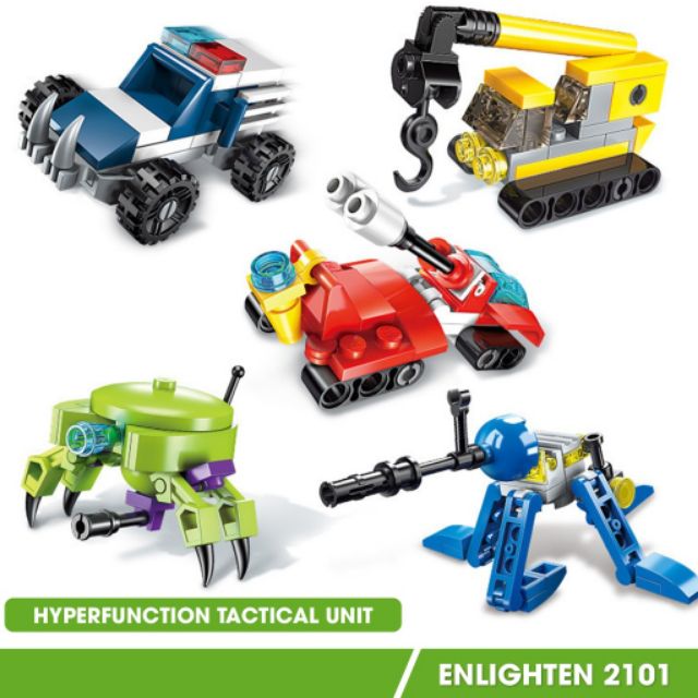 Lego 10 mô hình Enlighten Tactical Unit 2101 - Đồ chơi phát triển trí tuệ