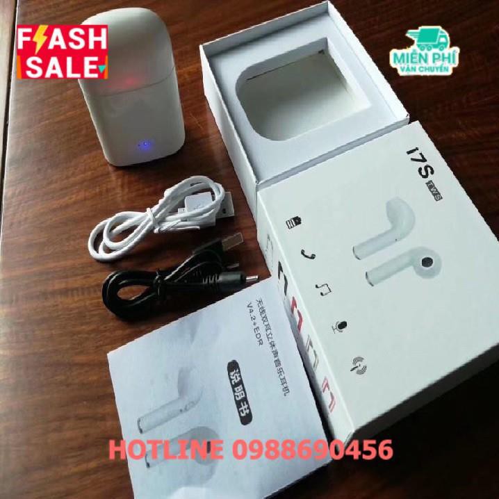Tai nghe Bluetooth không dây i7s-Tws loại 2 tai nghe kèm hộp sạc âm thanh cực hay