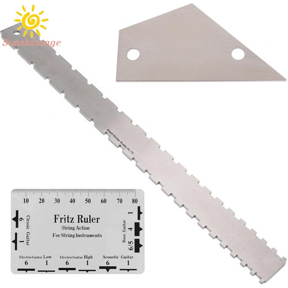 SUNAGE- ~Neck Notched Ruler Neck Notched Ruler Straight Edge Ruler Synthetic Plastics New【SUNAGE-HOT Fashion】