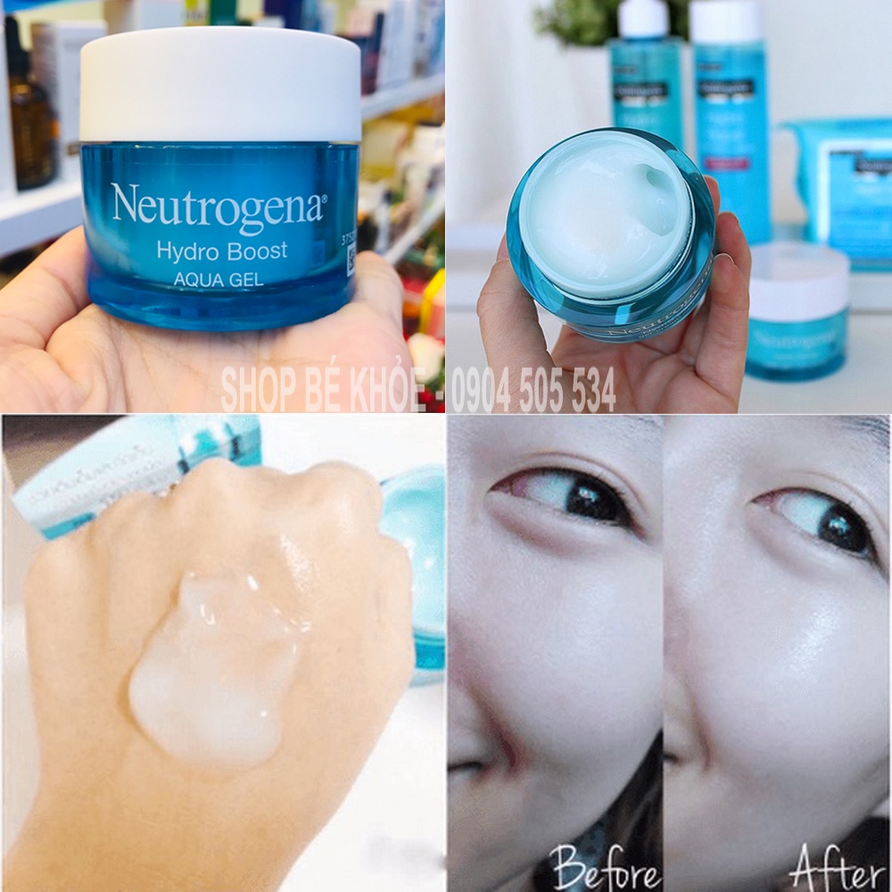 Gel dưỡng Neutrogena Hydro Boost Water/ Aqua Gel - Kem dưỡng ẩm  Neutrogena 50ml