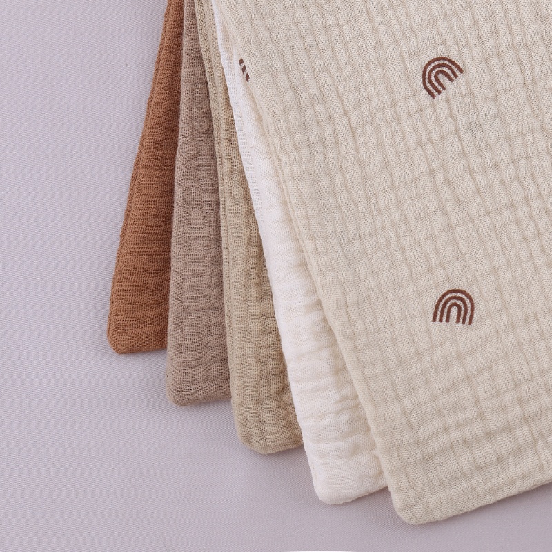 ✿ Set 5 Khăn Cotton Mềm Mại Thấm Hút Tốt Cho Bé