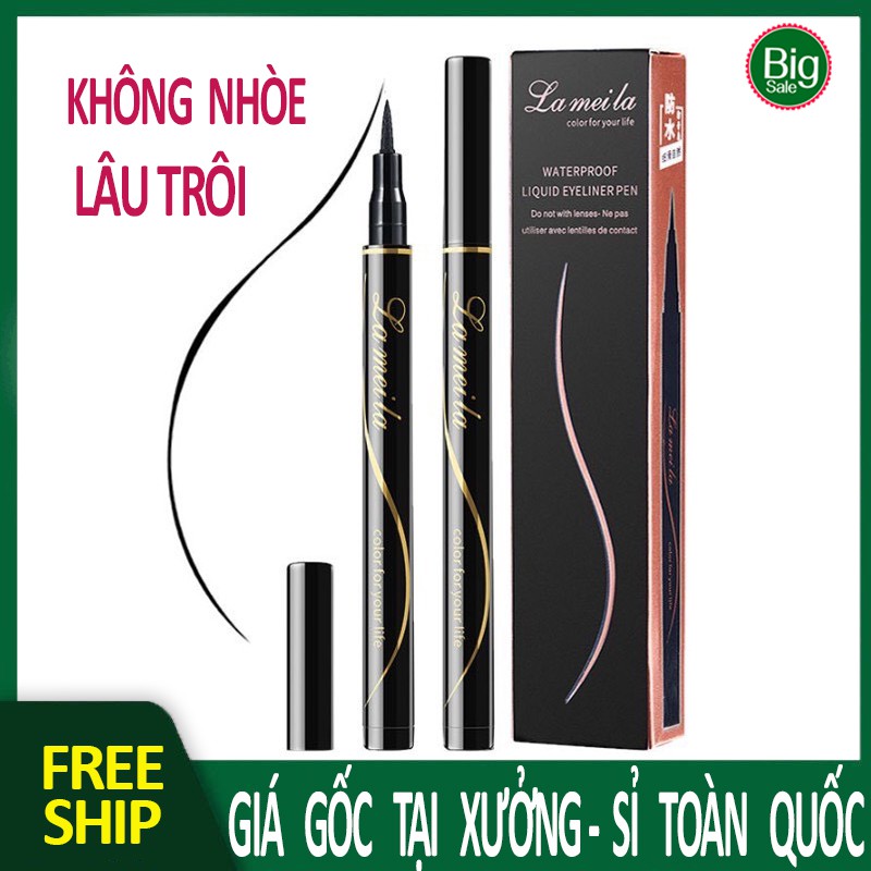 ❣️Bút kẻ mắt nước Lameila ❣️ không nhòe, lâu trôi , hàng chính hãng Waterproof Liquid Eyeliner Pen BIG SALE MART