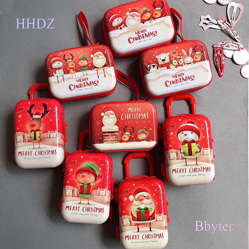 Hộp thiếc đựng kẹo hình xe kéo dễ thương cho bé