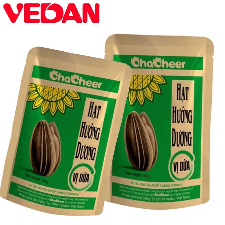 Hạt Hướng Dương Vị Dừa Chacheer Vedan Túi 130gr