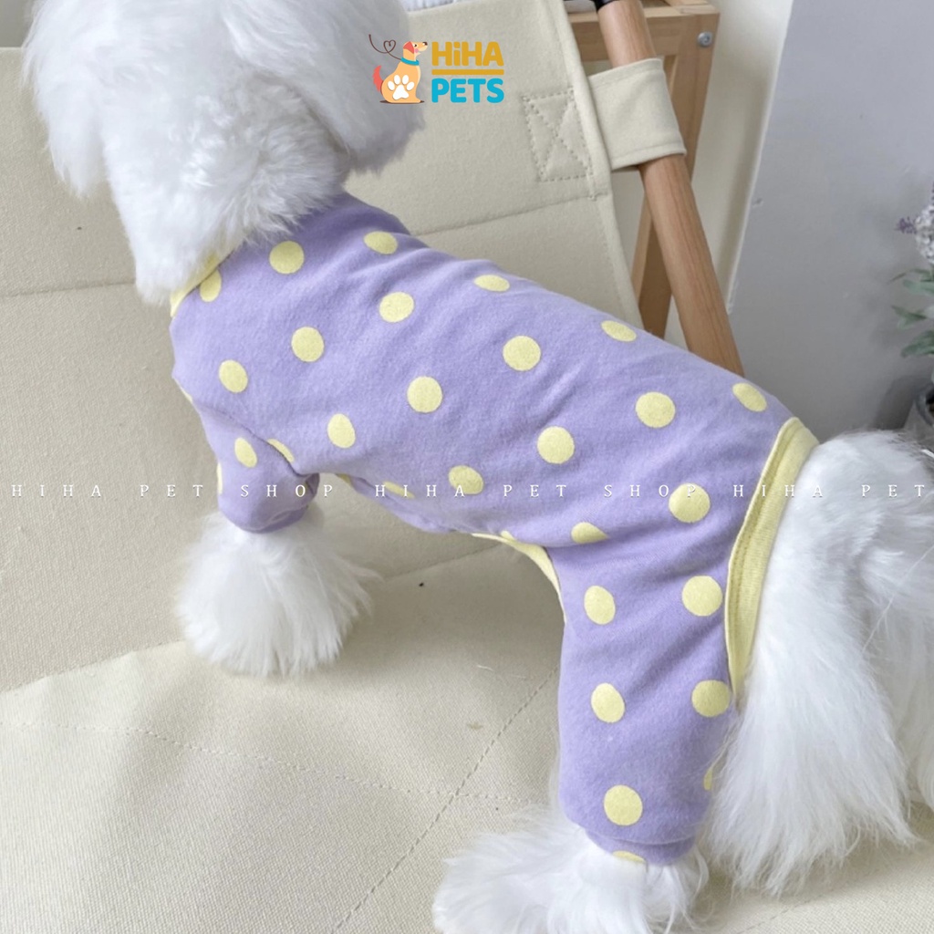 Quần Áo Cho Chó Mèo 4 Chân Mặc Ấm Chất Liệu Thun Cotton Quần Áo Thú Cưng Jump Hình Dễ Thương Hihapet.