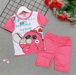 Bộ lửng thun lạnh bé gái size 20-38kg