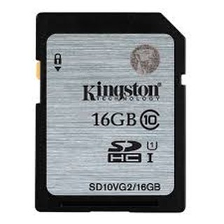 Thẻ nhớ sdhc kingston 16gb class 10 80mb/s