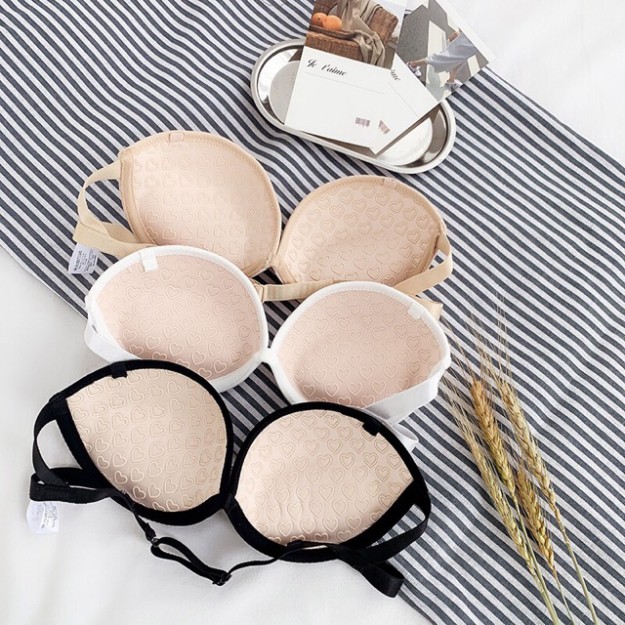 Áo Lót Cúp Đệm Tim Khoe Vai Siêu Nâng Đẩy 965 nội y xanh chất đẹp