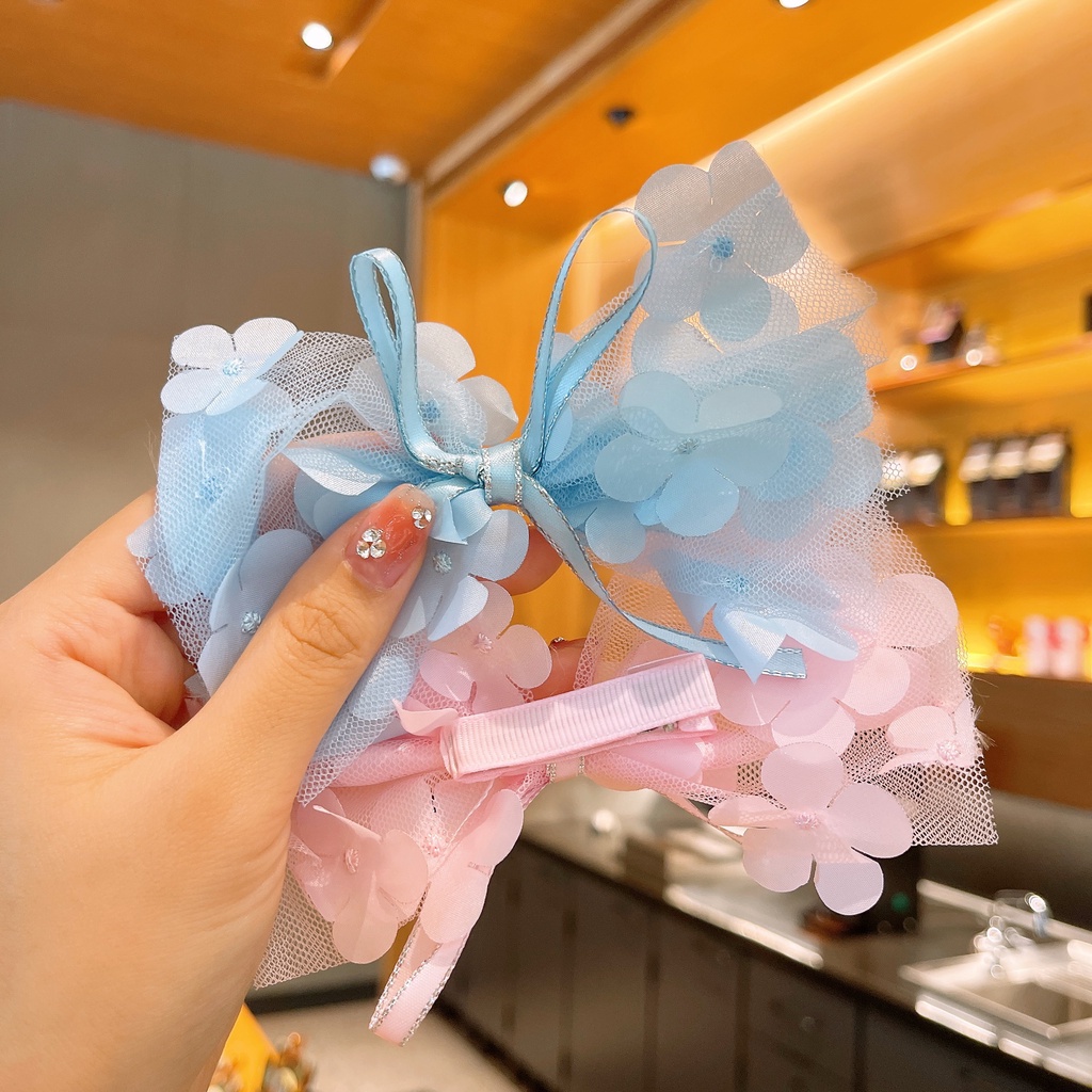 Kẹp Tóc Nơ Ruy Băng Gạc 2022