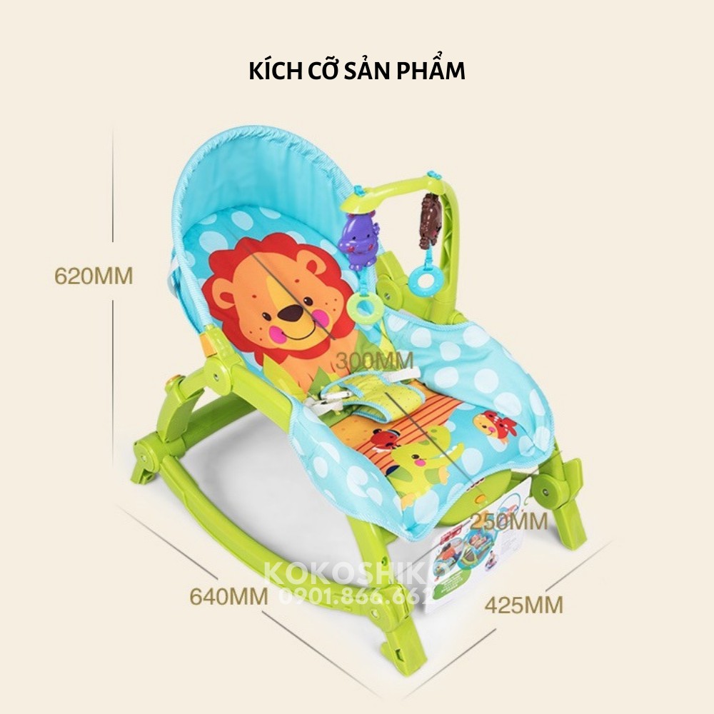 Ghế rung ba tư thế Fisher Price