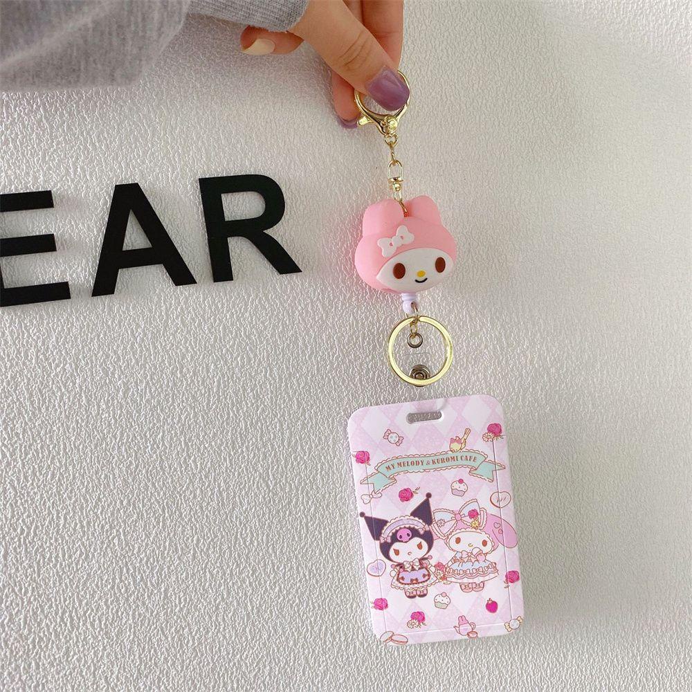 PEWANY Vỏ Đựng Thẻ / Chìa Khóa / Thẻ Họa Tiết Hoạt Hình Dễ Thương Cho Bé Gái