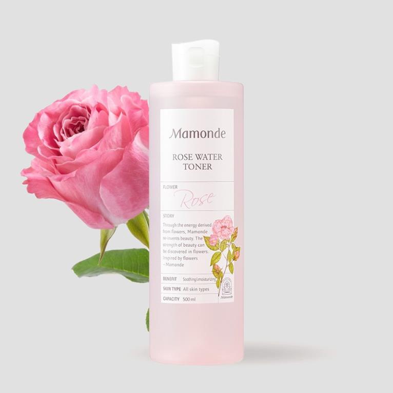 Nước hoa hồng Mamonde Toner 250ml - Cấp ẩm, kiềm dầu, se khít lỗ chân lông