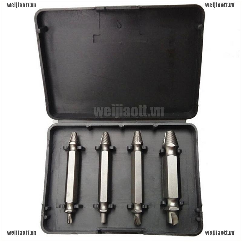Set 4 Mũi Khoan Tháo Gỡ Ốc Vít Bị Hỏng