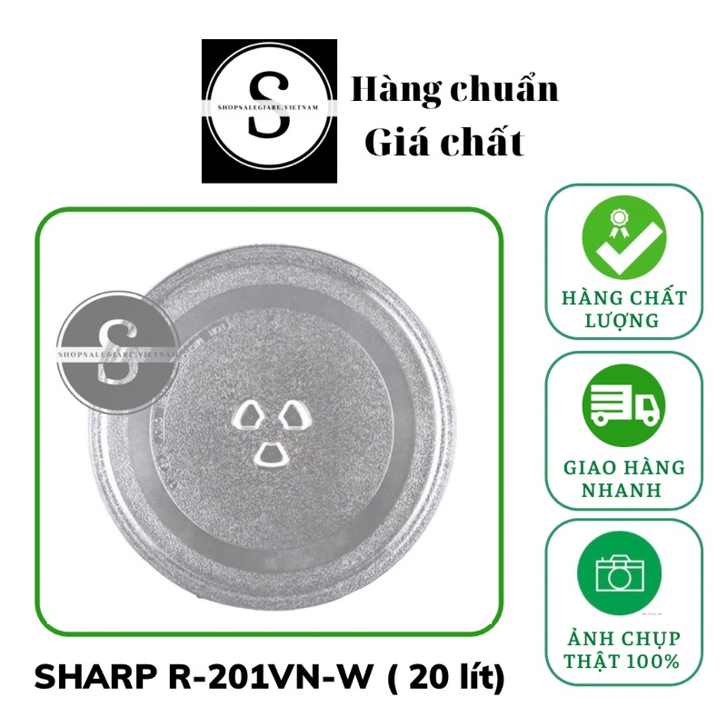 Đĩa lò vi sóng Sharp R-201VN-W  chính hãng