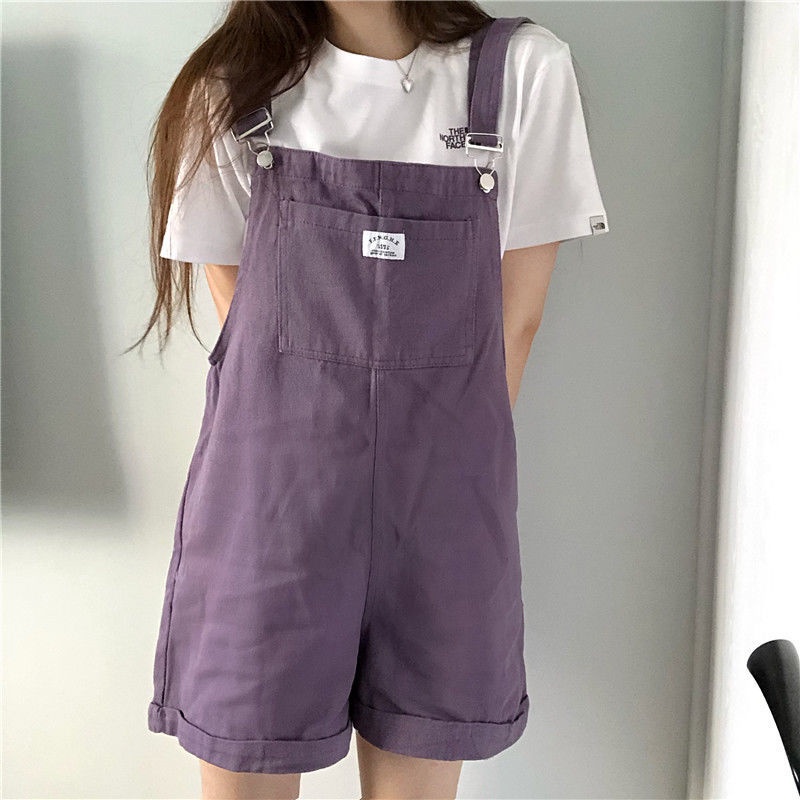 Jiashucheng 2022 Quần Yếm Ngắn Màu Hồng Phong Cách Vintage Đường Nổ Berry Ngọt Ngào Cho Nữ