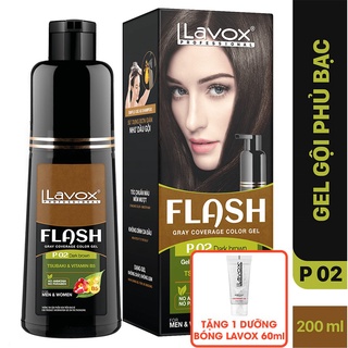 GEL GỘI PHỦ BẠC LAVOX FLASH 200ml