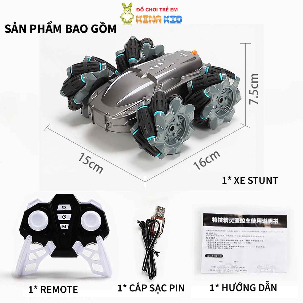 Xe điều khiển từ xa xoay 360 độ Stunt Elf