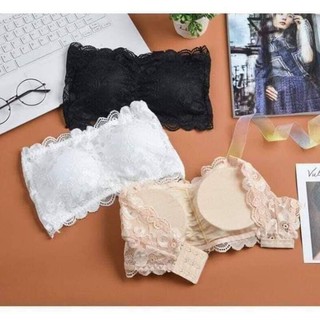 áo ống ren có mút ngực