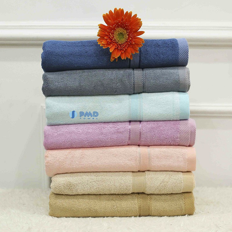 Khăn tắm xuất khẩu Nhật Bản cao cấp kt 60x120cm nặng 350g chất bông 100% cotton kháng khuẩn không gây kích ứng da