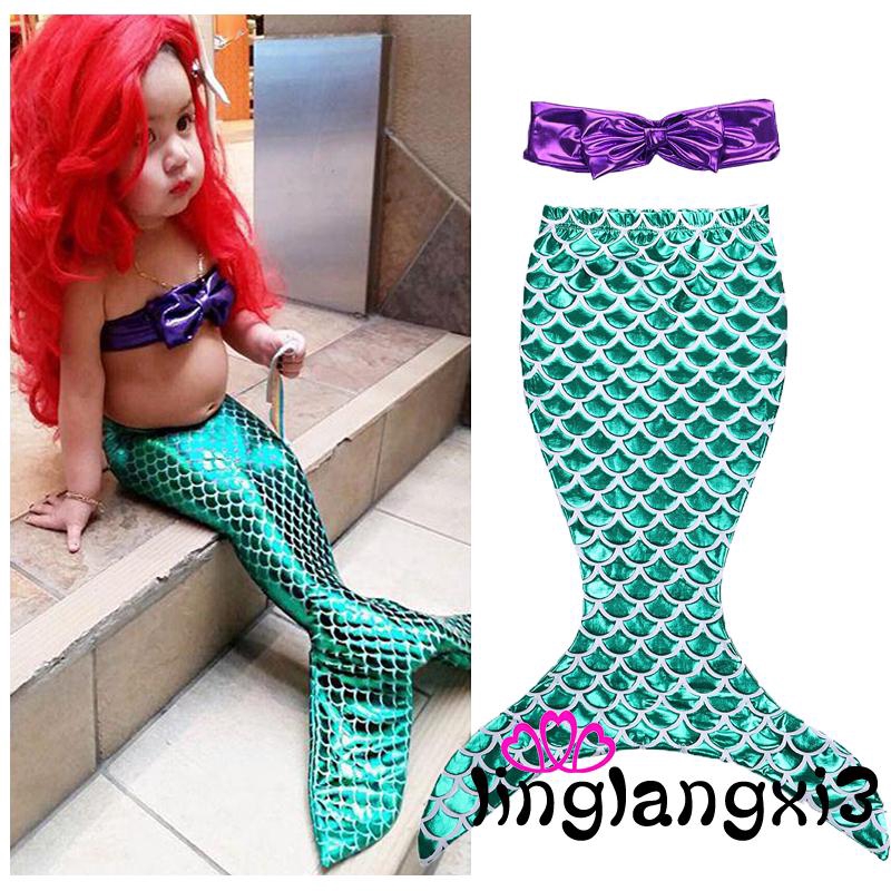 Bộ đồ bơi kiểu nàng tiên cá đáng yêu dành cho bé gái