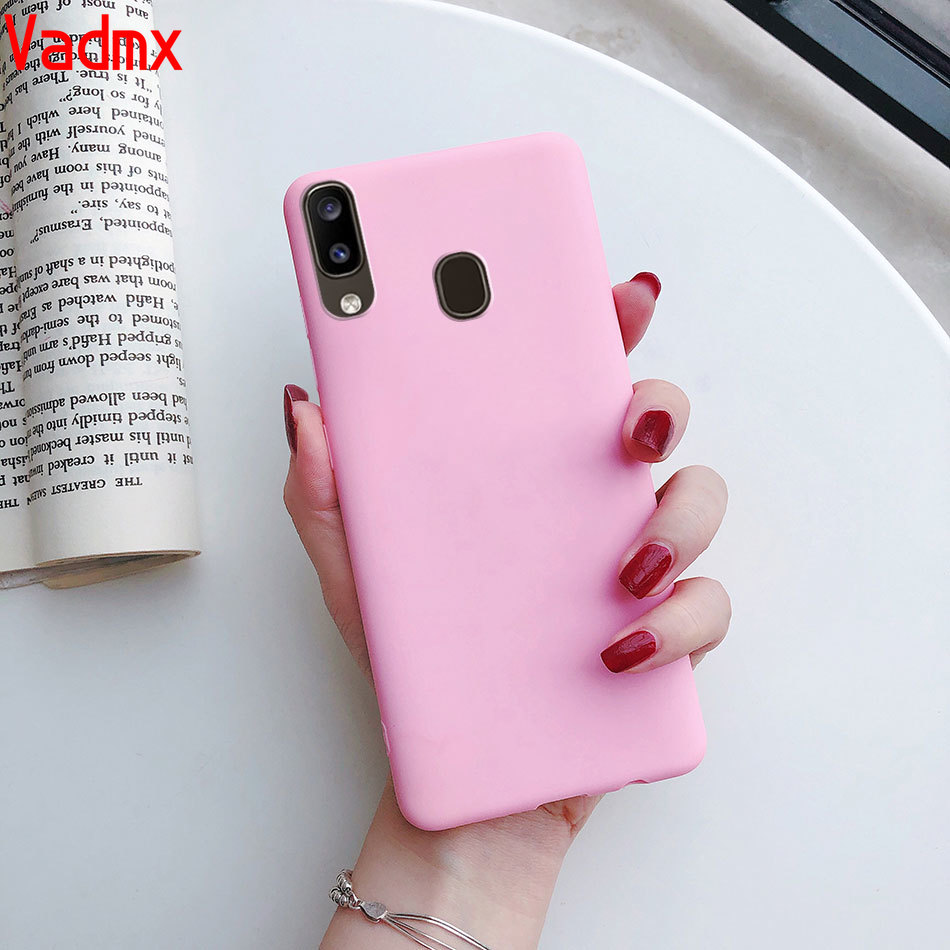 Ốp điện thoại silicon họa tiết dễ thương cho Samsung Galaxy A30 A20 A20S A10 M10 A10S M01S A20E