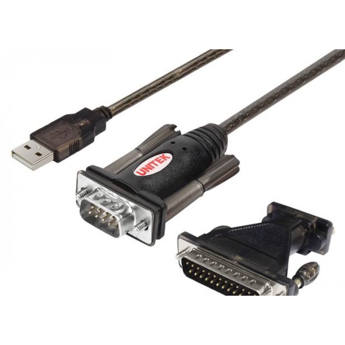 Cáp USB to Com RS232 Unitek Y-105- Chuyển Usb Sang Com