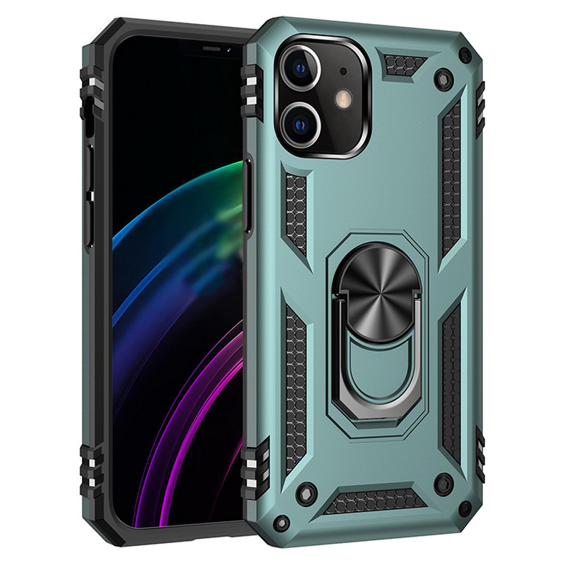 Ốp Điện Thoại Kiểu Giáp Chống Sốc Kèm Giá Đỡ Nhẫn Cho iPhone 14 13 12 11 Pro MAX X XR XS MAX 8 7 + SE 2020