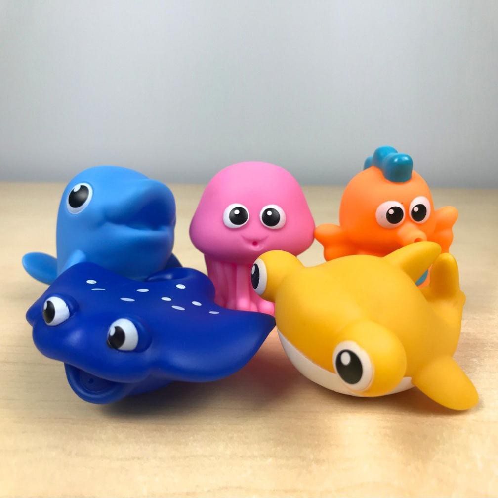 Bộ đồ chơi tắm 05 món hình sinh vật biển Winfun 7120 - Hàng chính hãng an toàn cho bé