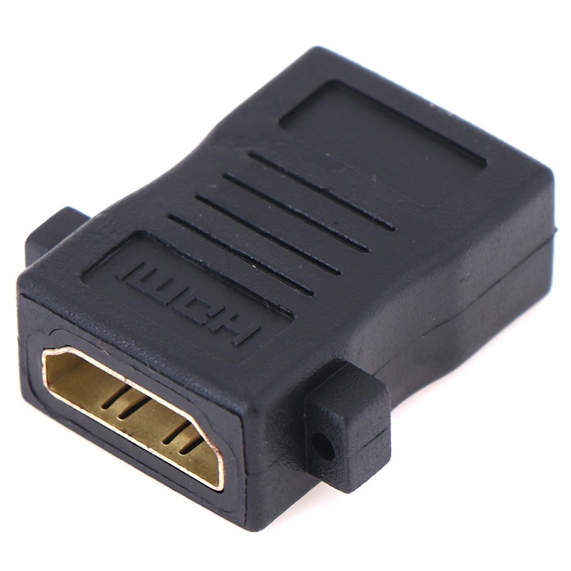 [bigapple]HDMI Female to Female Panel Mount Extension Coupler Adapter Connector adore