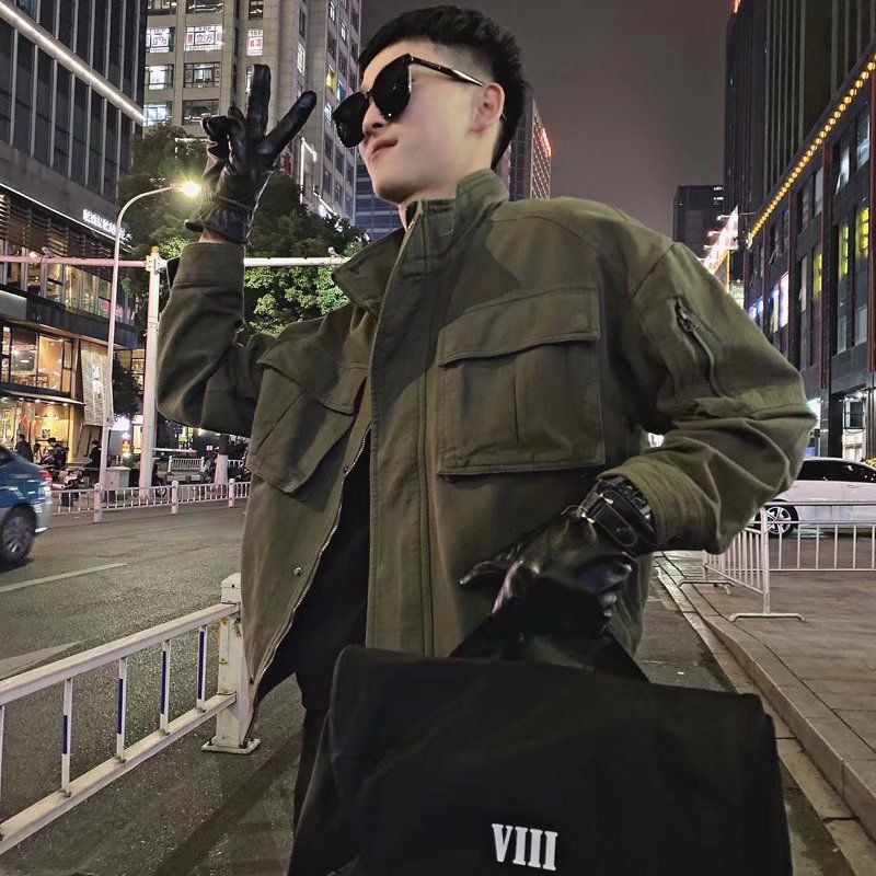 Áo Khoác Dáng Rộng Thời Trang Hàn Quốc Dành Cho Nam